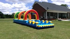 33 ft Rainbow Dual Lane Slip and slide 33 ft Rainbow Dual Lane Slip and slide